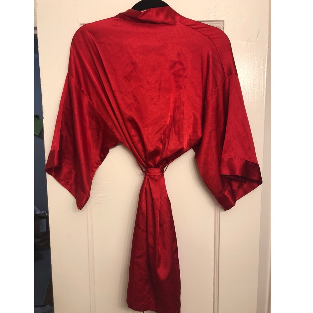 Red Victoria Secret Robe - SIZE S/M - Picture 3 of 6